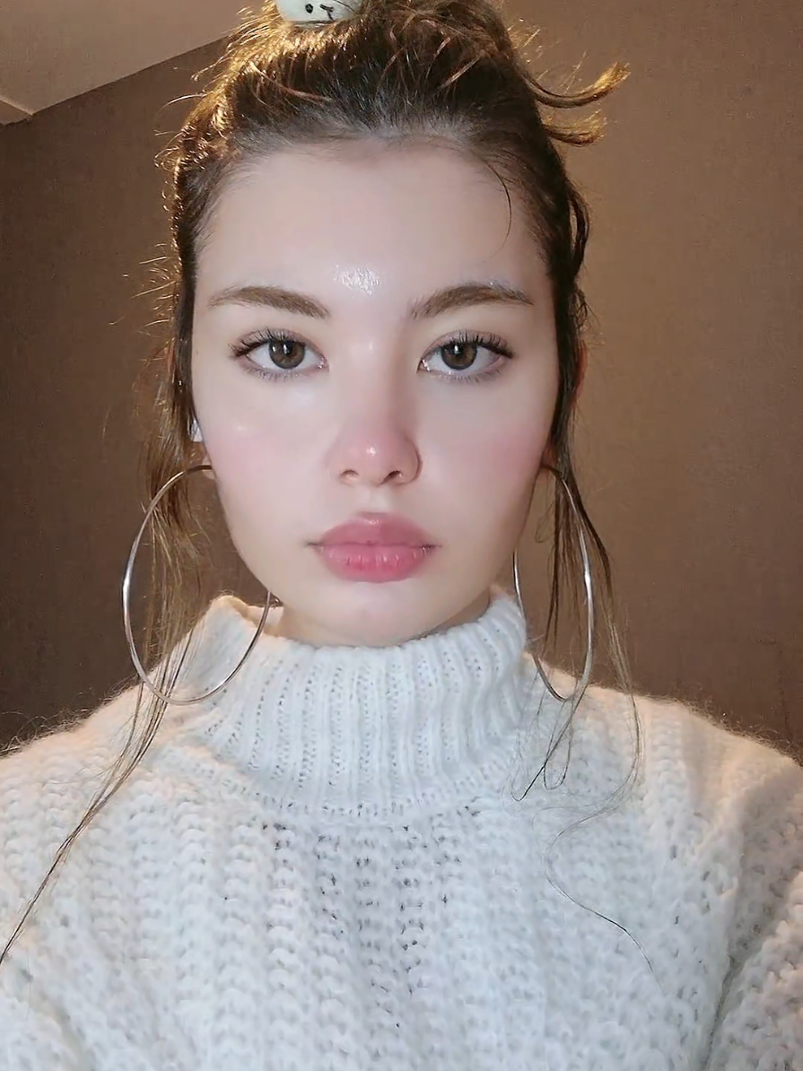 Skincare transformation TikTok example
